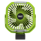 8" Portable Clip Fan with Worklight 4-Speed SCF8WL