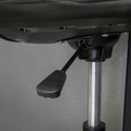 Pneumatic Workshop Stool with Adjustable Height Swivel Seat & Back Rest SCR01B