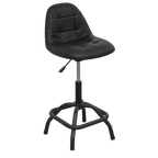 Pneumatic Workshop Stool with Adjustable Height Swivel Seat & Back Rest SCR01B