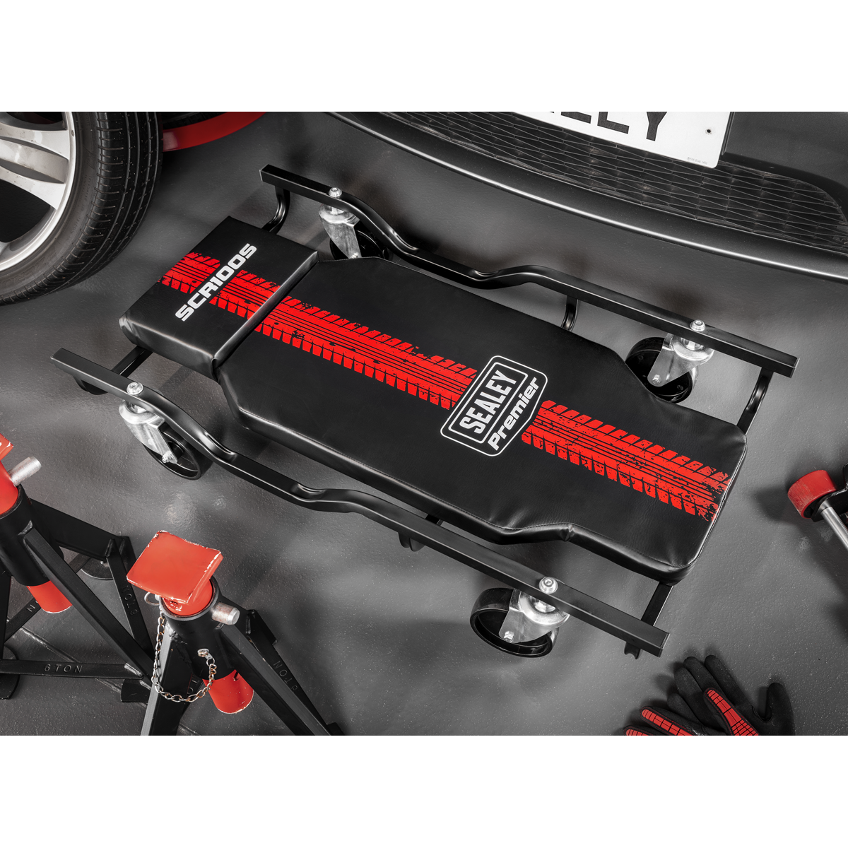 Steel Creeper with 4 Rough Ground Wheels SCR100S