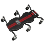 Steel Creeper with 6 Rough Ground 5" Wheels & Headrest SCR101P