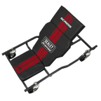 Steel Creeper with 4 Rough Ground 5" Wheels & Adjustable Back/Headrest SCR101S