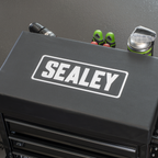 Mechanic's Utility Seat & Toolbox - Black SCR18B
