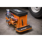 Mechanic's Utility Seat & Toolbox - Orange SCR18O