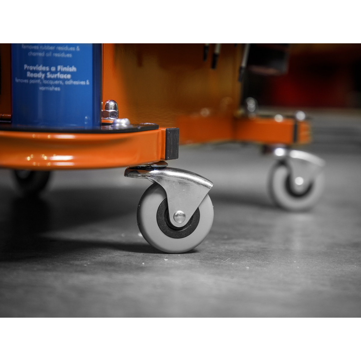 Mechanic's Utility Seat & Toolbox - Orange SCR18O