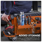 Mechanic's Utility Seat & Toolbox - Orange SCR18O
