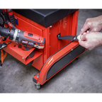 Mechanic's Utility Seat & Toolbox - Red SCR18R
