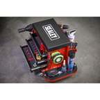 Mechanic's Utility Seat & Toolbox - Red SCR18R