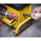 Mechanic's Utility Seat & Toolbox - Yellow SCR18Y