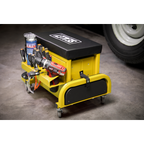 Mechanic's Utility Seat & Toolbox - Yellow SCR18Y