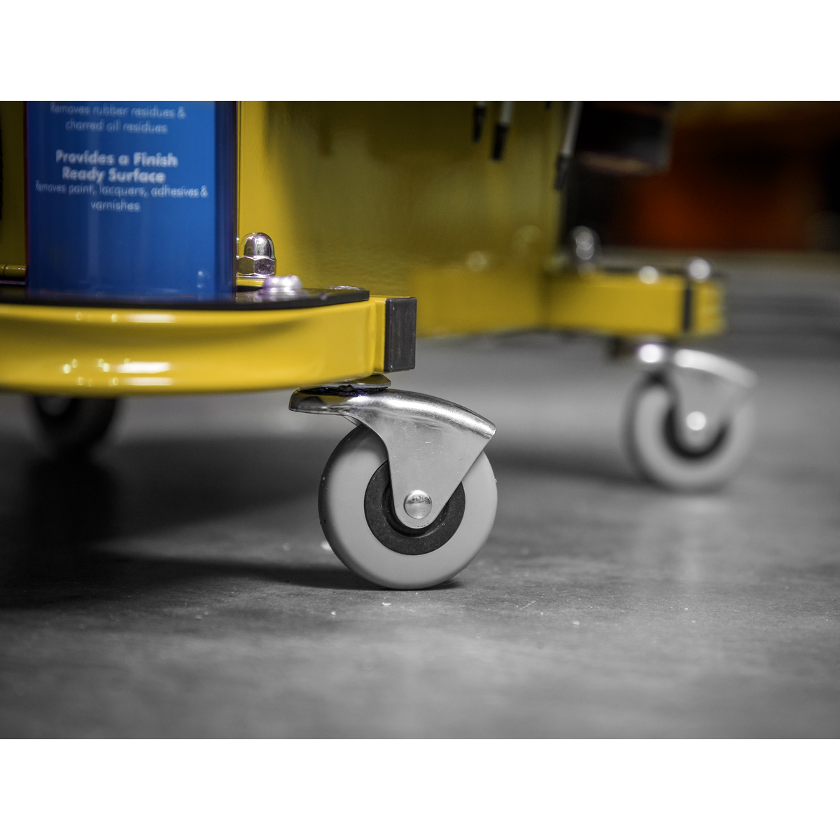 Mechanic's Utility Seat & Toolbox - Yellow SCR18Y