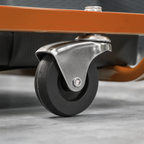 American-Style Deluxe Creeper 36" with Steel Frame & 6 Wheels - Orange SCR75O
