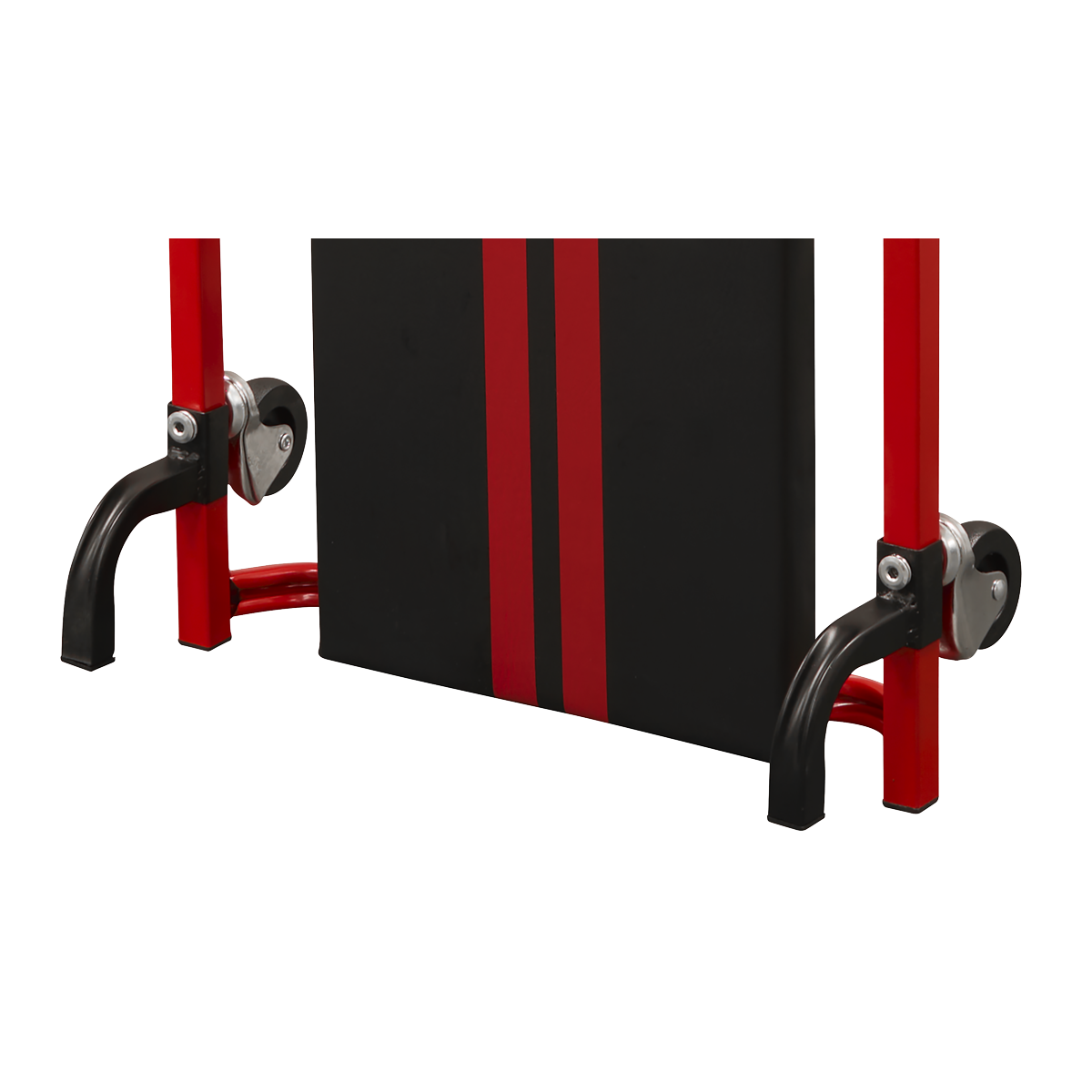 36" Deluxe American-Style Creeper with Steel Frame & 6 Wheels - Red SCR75