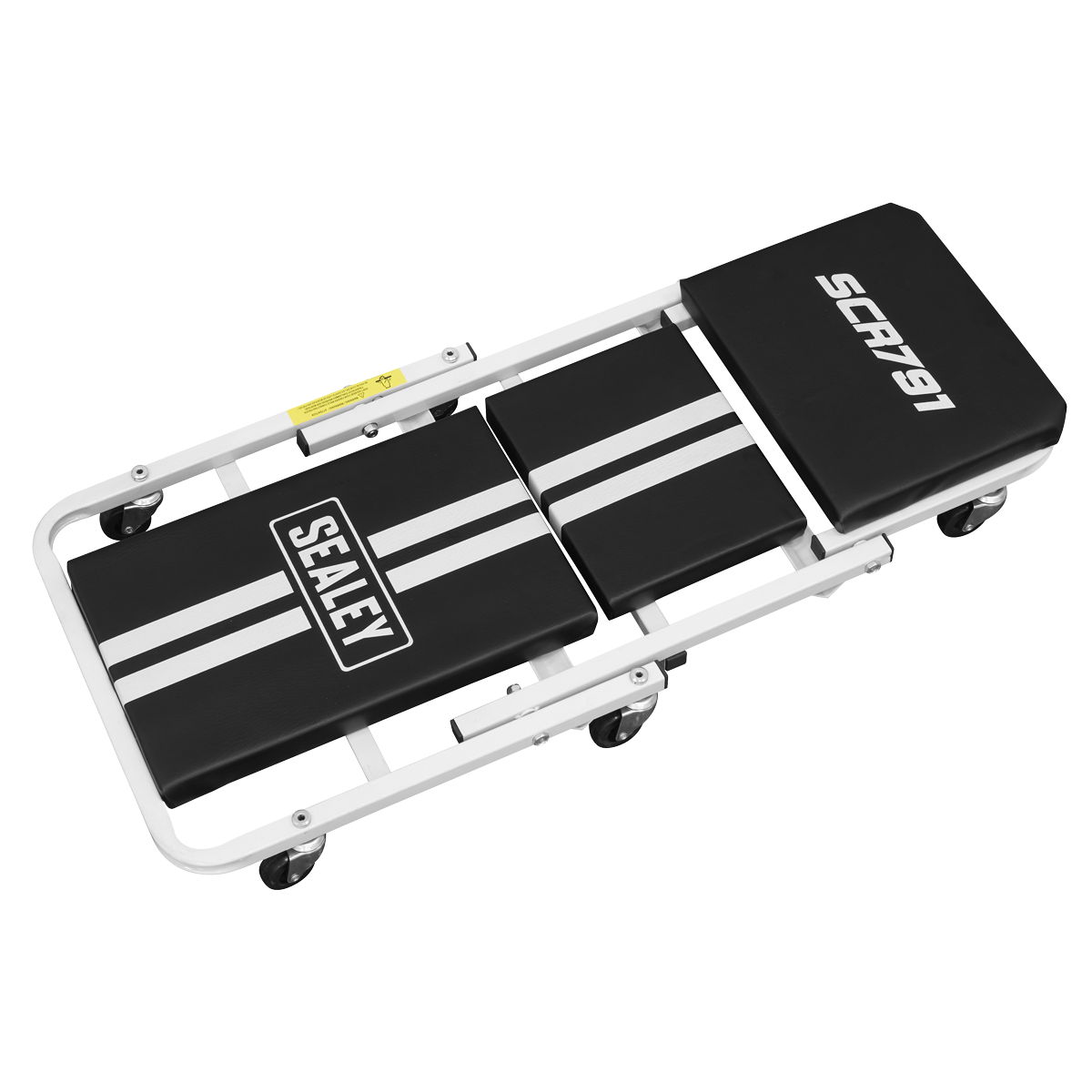 Compact Steel Creeper/Seat with 6 Wheels SCR791
