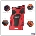 Composite Padded Creeper with 6 Wheels SCR80HD