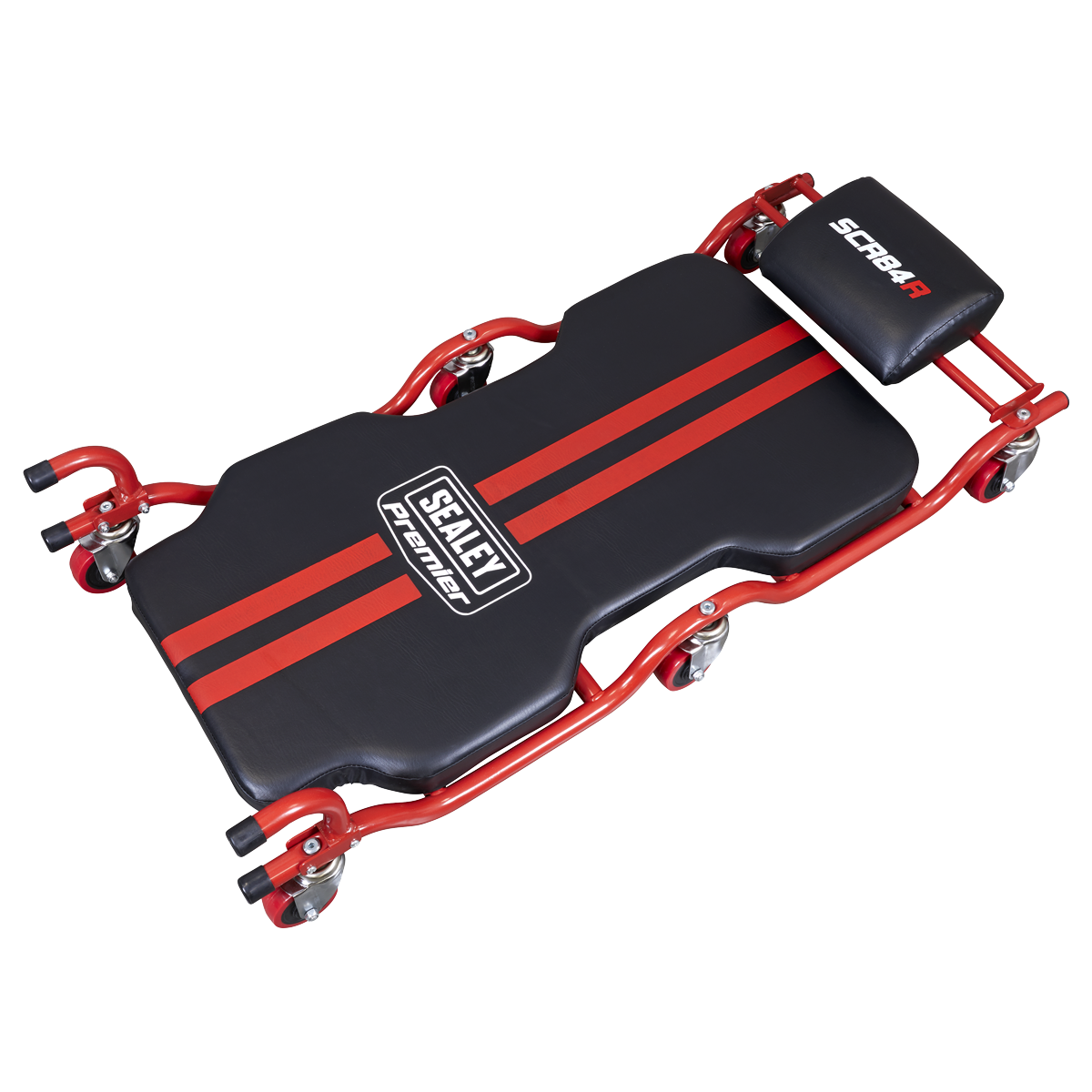 Deluxe Steel Creeper with 6 Wheels & Headrest SCR84