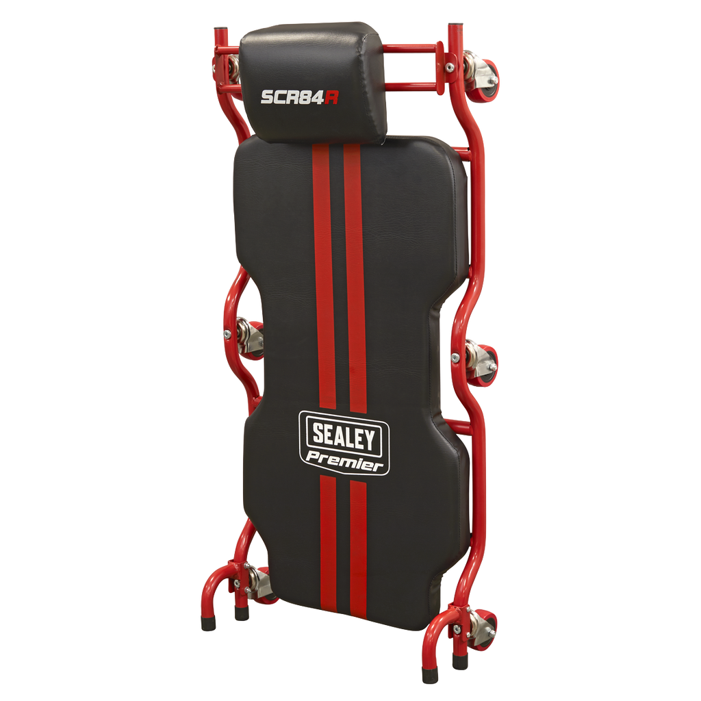 Deluxe Steel Creeper with 6 Wheels & Headrest SCR84