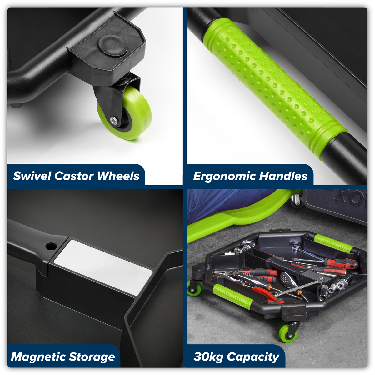 Creeper Tool Tray - Green SCR86HV