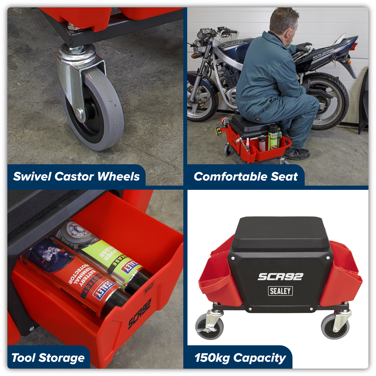Mechanic's Detailing Utility Seat SCR92