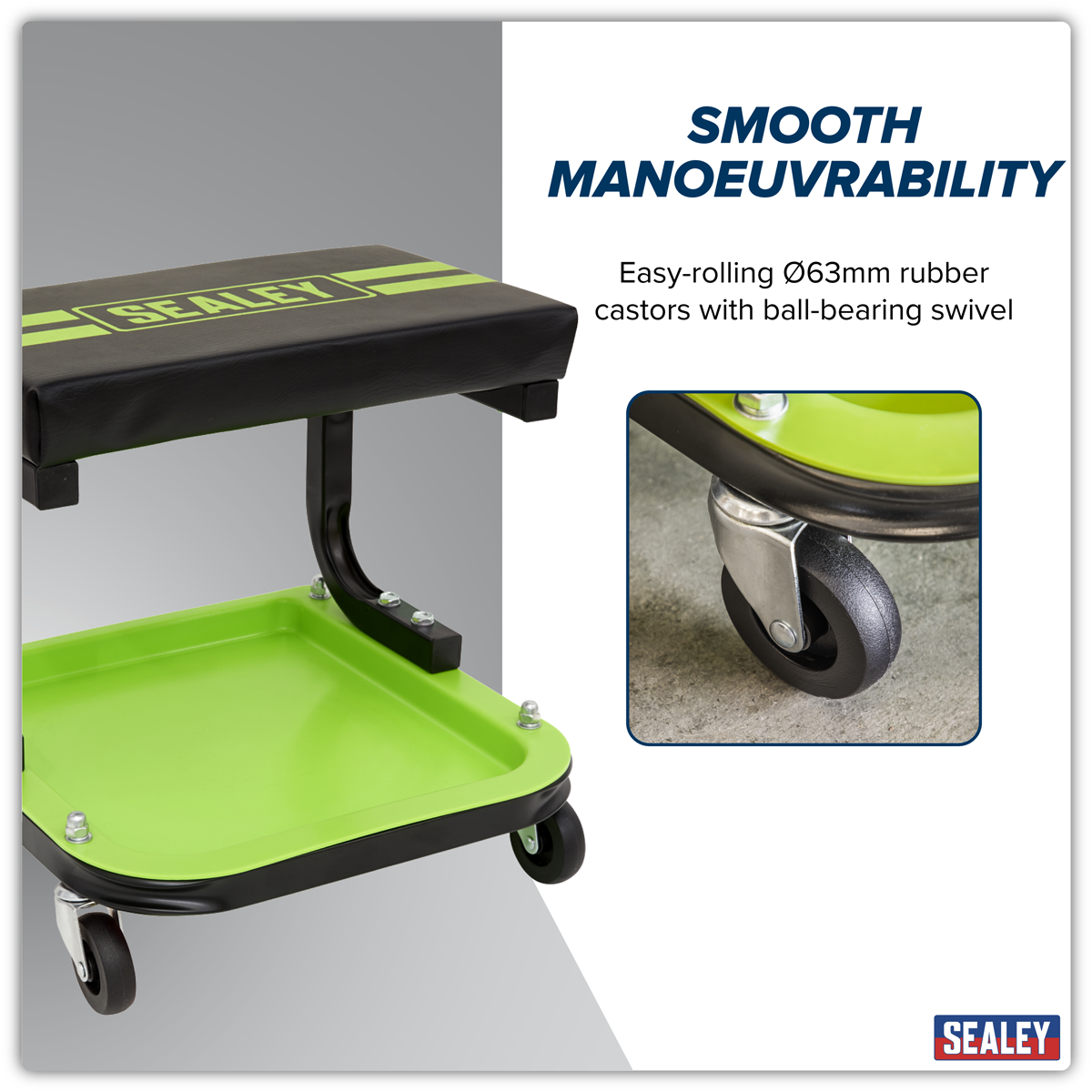 Mechanic's Utility Seat - Green SCR9HV