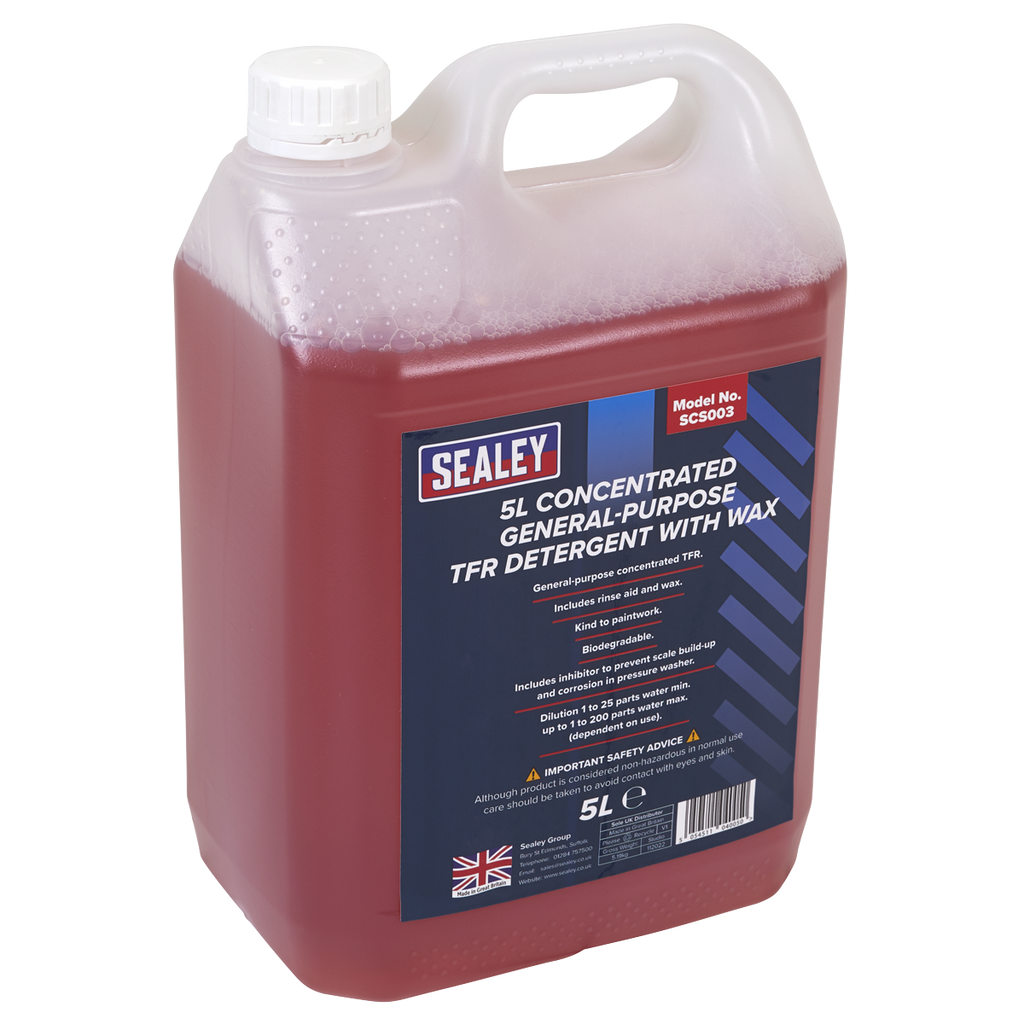 Concentrated General-Purpose TFR Detergent with Wax 5L SCS003