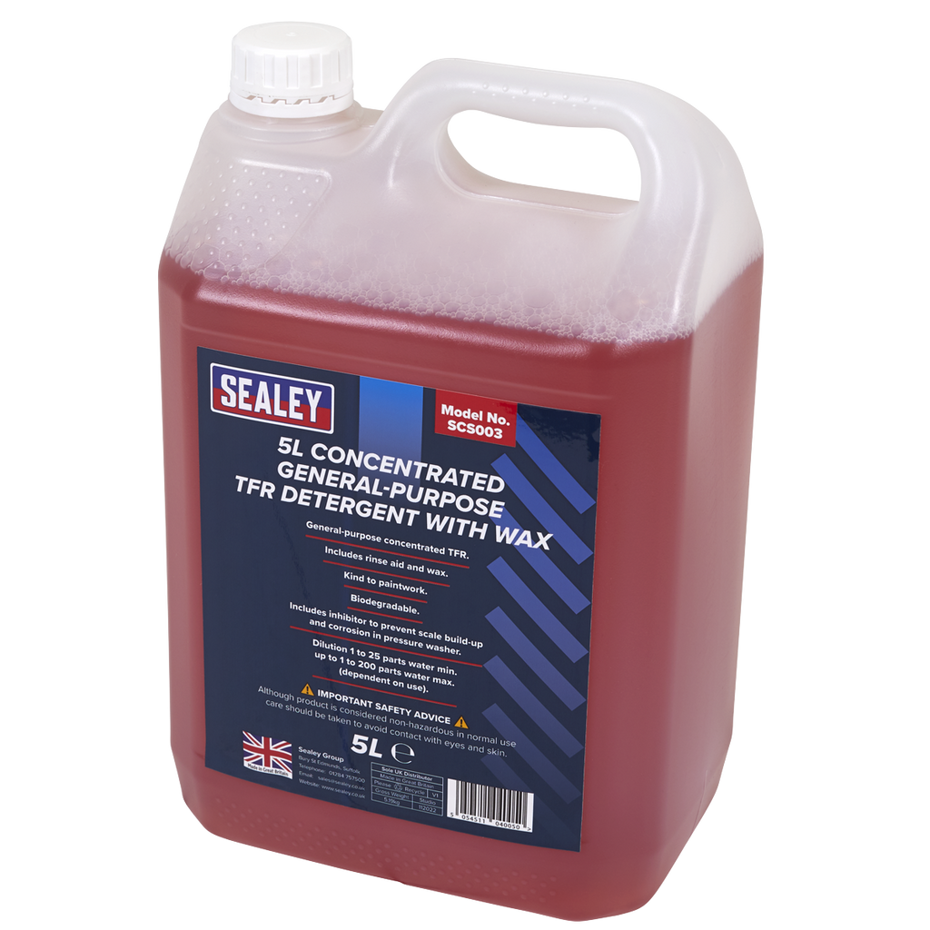 Concentrated General-Purpose TFR Detergent with Wax 5L SCS003