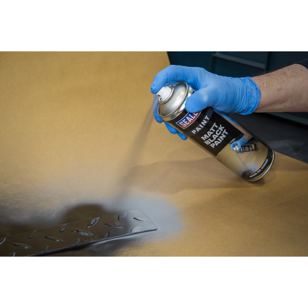 Matt Paint 500ml - Black SCS026S