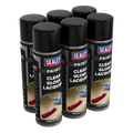 Gloss Lacquer 500ml, Clear - Pack of 6 SCS065