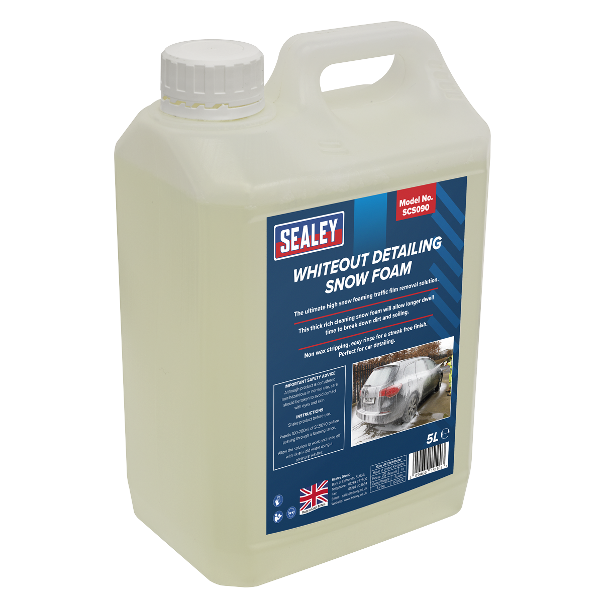Whiteout Detailing Snow Foam 5L SCS090