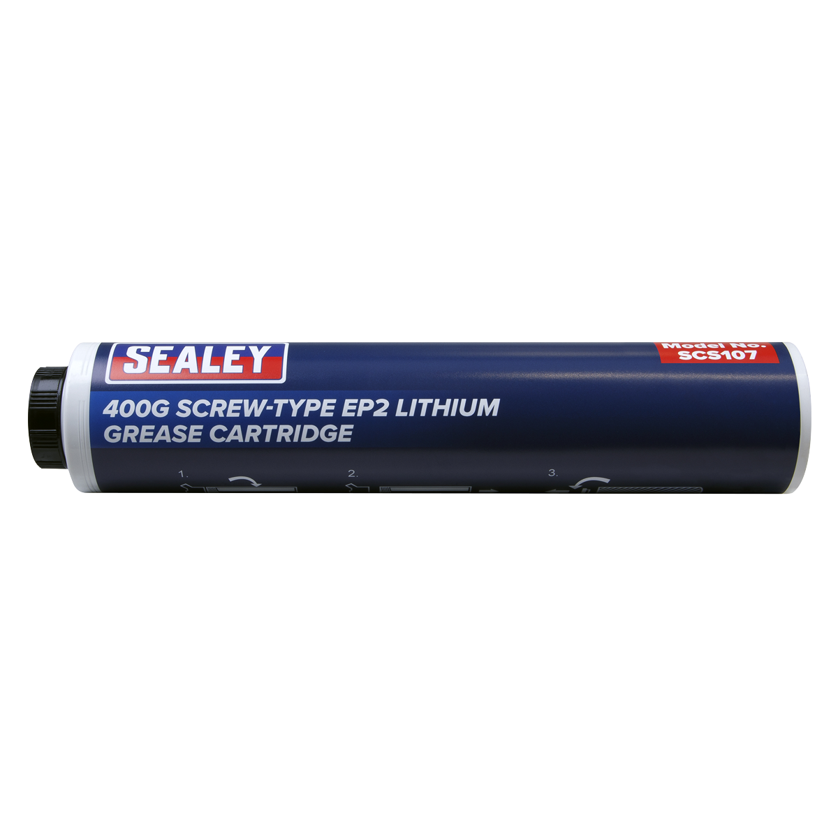 EP2 Lithium Grease Cartridge Screw-Type 400g SCS107