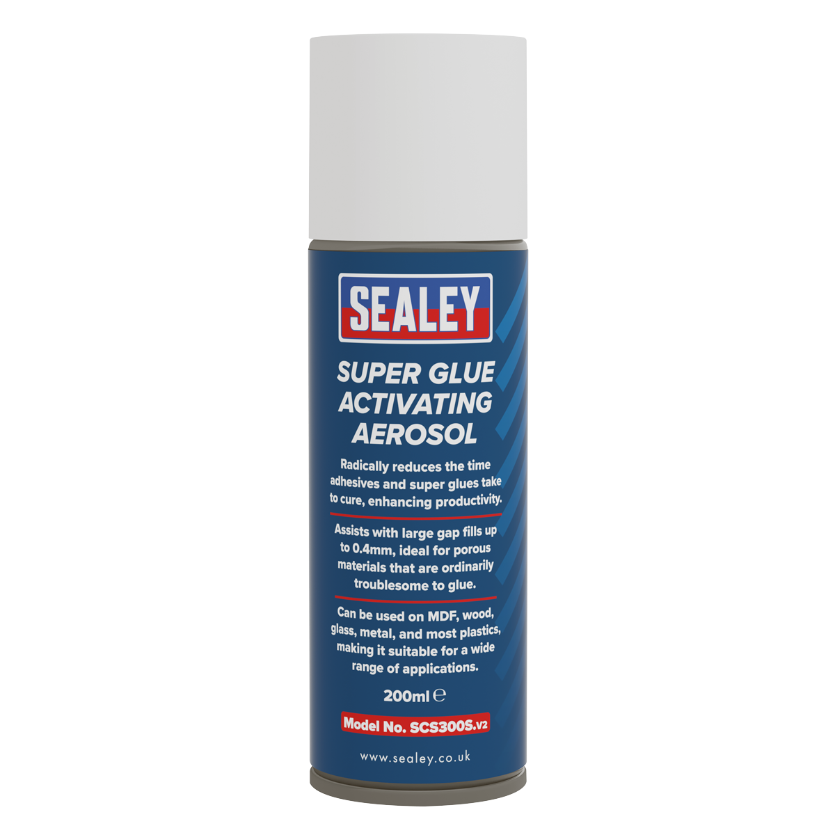 Super Glue Activator Aerosol 200ml SCS300S
