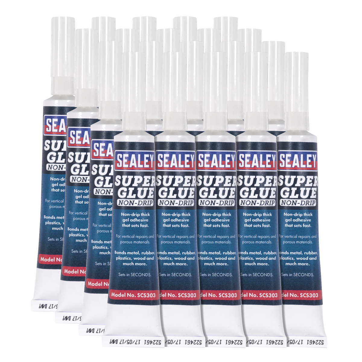 Non-Drip Gel Super Glue 20g - Pack of 20 SCS303