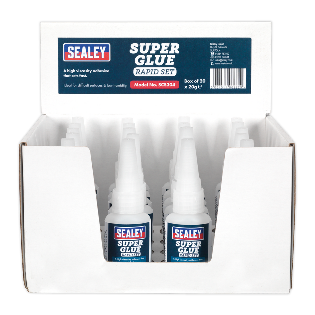 Rapid Set Super Glue 20g - Pack of 20 SCS304