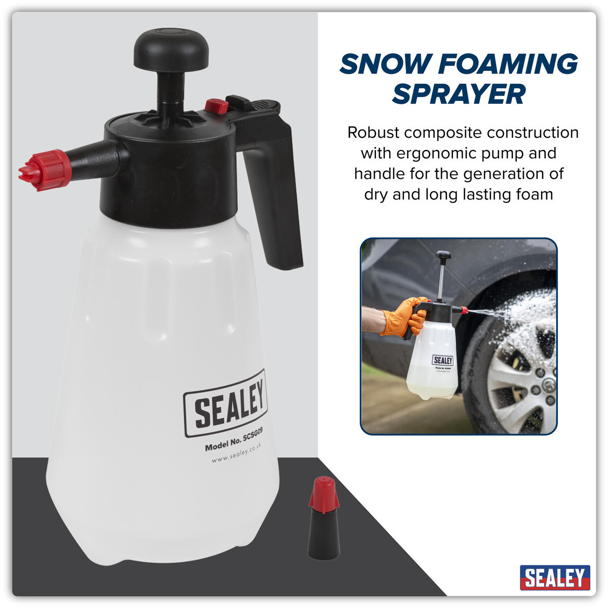 Snow Foaming/Detailing/Maintenance Pressure Sprayer 2L SCSG09