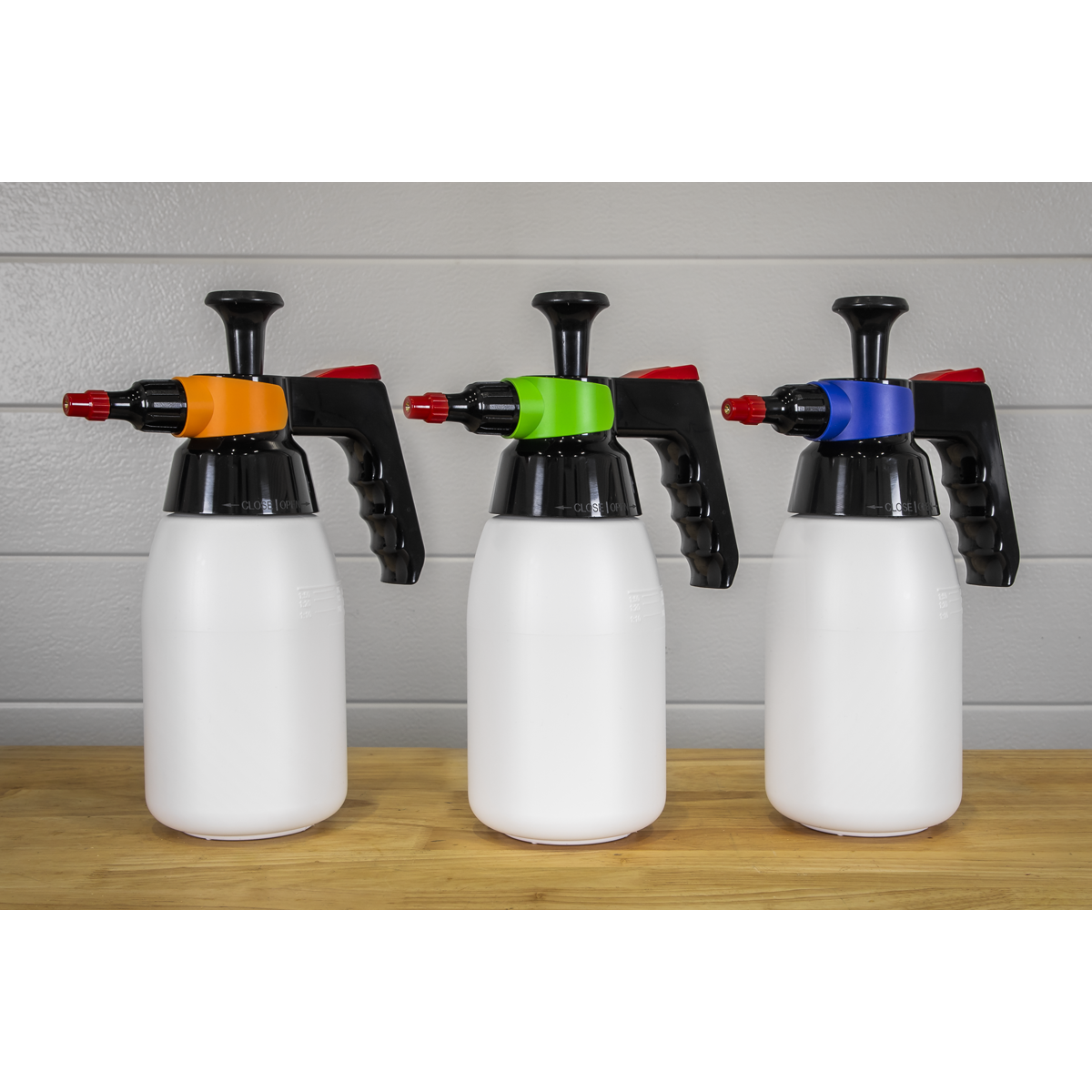 Premium Pressure Solvent Sprayers & Colour-Coded Caps Combo 1L SCSGCOMBO