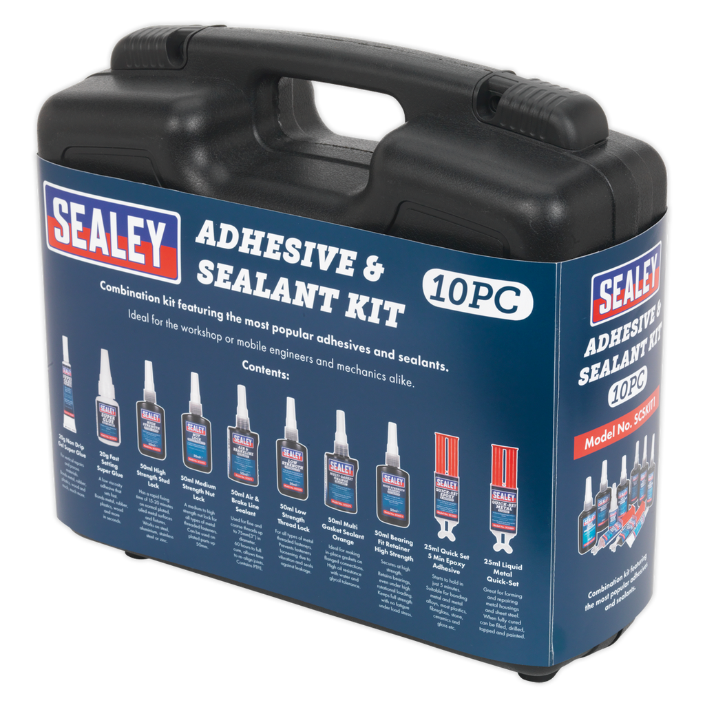 Adhesive & Sealant Kit 10pc SCSKIT1