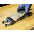 Combination Diamond Sharpening Whetstone with Adjustable Stone Holder SCSS1