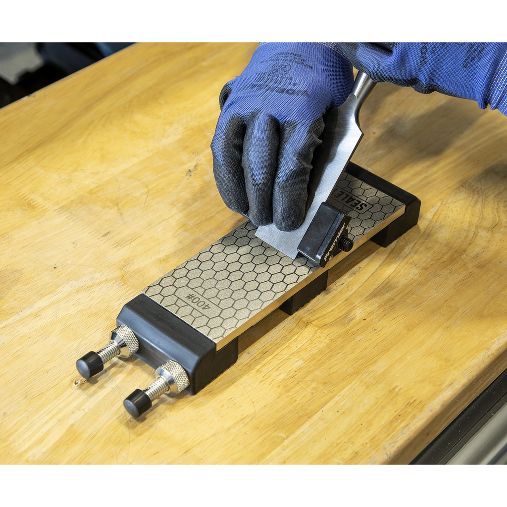 Combination Diamond Sharpening Whetstone with Adjustable Stone Holder SCSS1
