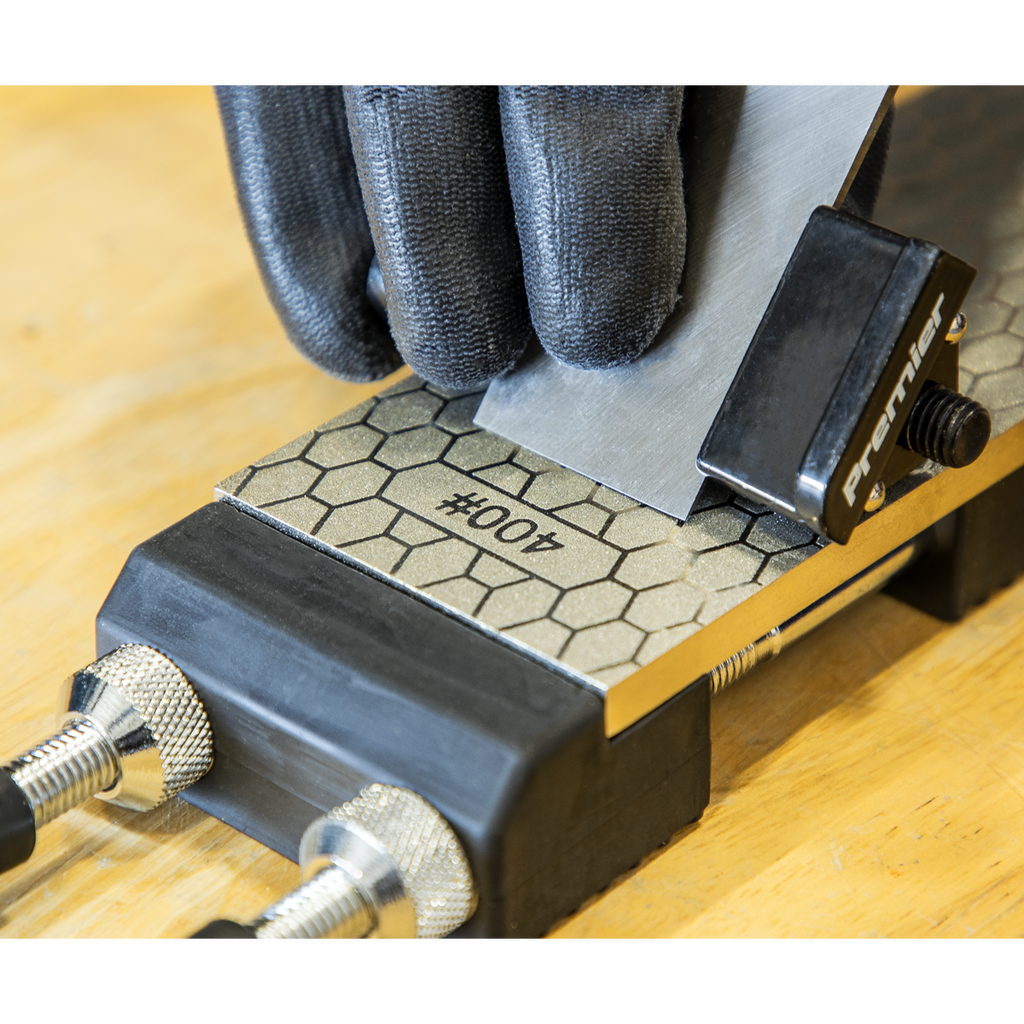 Combination Diamond Sharpening Whetstone with Adjustable Stone Holder SCSS1