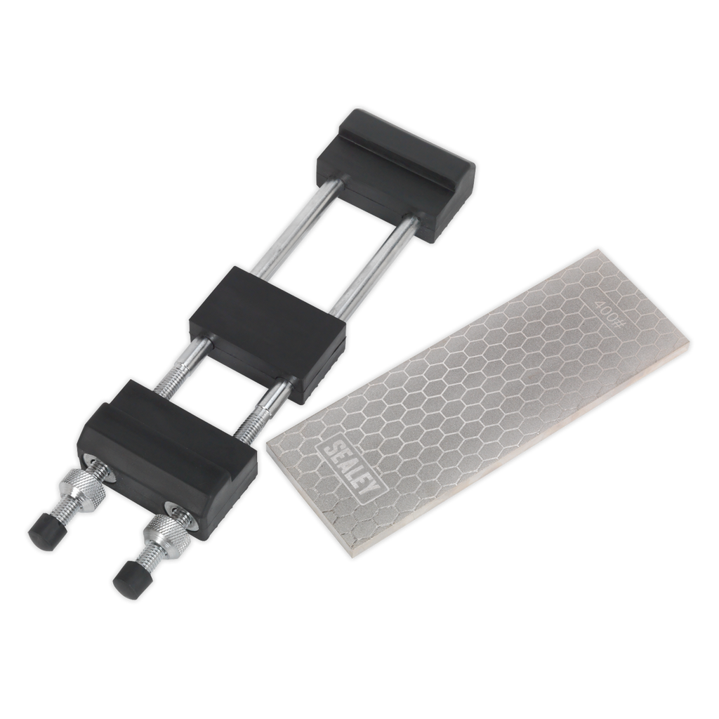 Combination Diamond Sharpening Whetstone with Adjustable Stone Holder SCSS1
