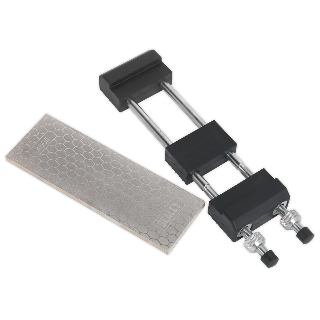 Combination Diamond Sharpening Whetstone with Adjustable Stone Holder SCSS1