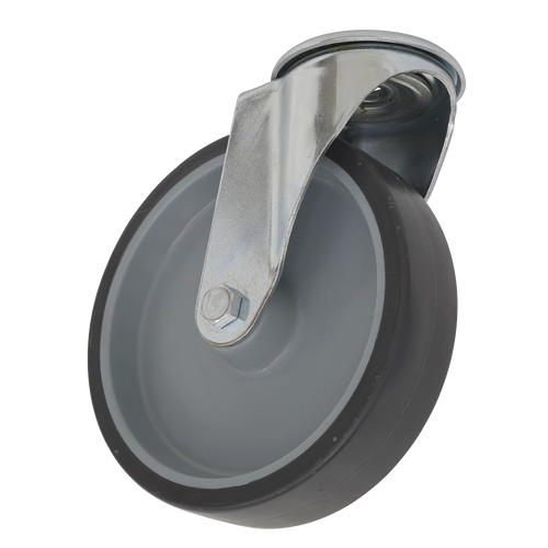 100mm Castor Wheel with Swivel Bolt Hole SCW2100SBEM