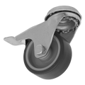 50mm Castor Wheel with Bolt Hole & Total Lock SCW250SBLEM