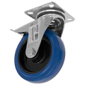 125mm Castor Wheel with Swivel Plate & Total Lock SCW3125SPLEM