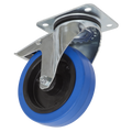 125mm Castor Wheel with Swivel Plate & Total Lock SCW3125SPL