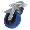160mm Castor Wheel with Swivel Plate & Total Lock SCW3160SPL