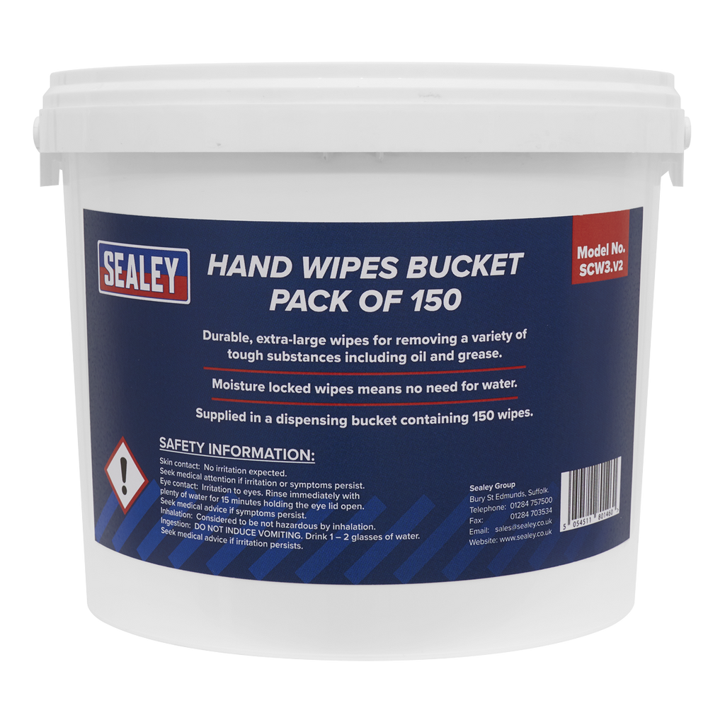 Hand Wipes Bucket - Pack of 150 SCW3