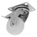 80mm Castor Wheel with Swivel Plate & Total Lock SCW480SPLEM