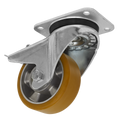 125mm Castor Wheel with Swivel Plate & Total Lock SCW5125SPL