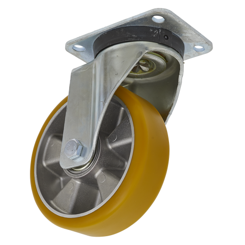 160mm Castor Wheel with Swivel Plate SCW5160SP